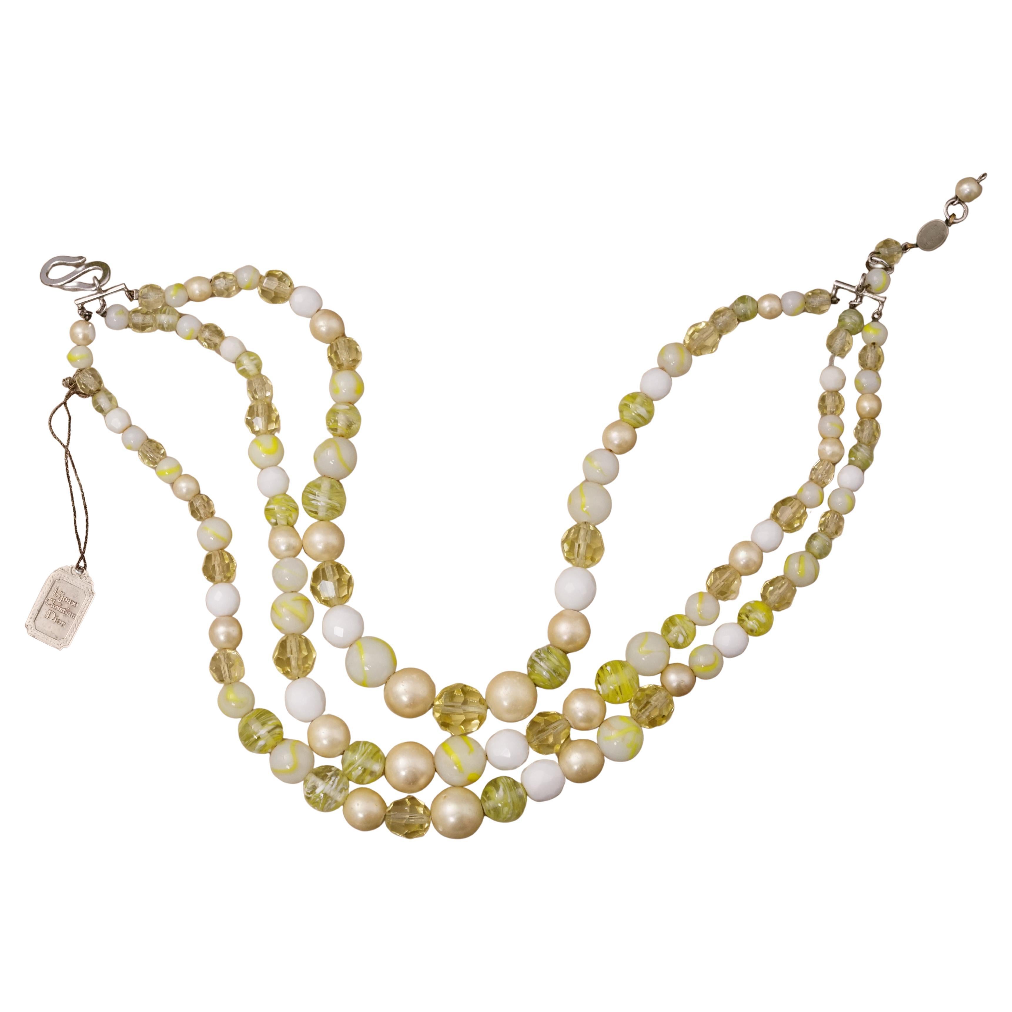 Collana girocollo vintage di Christian Dior 1960