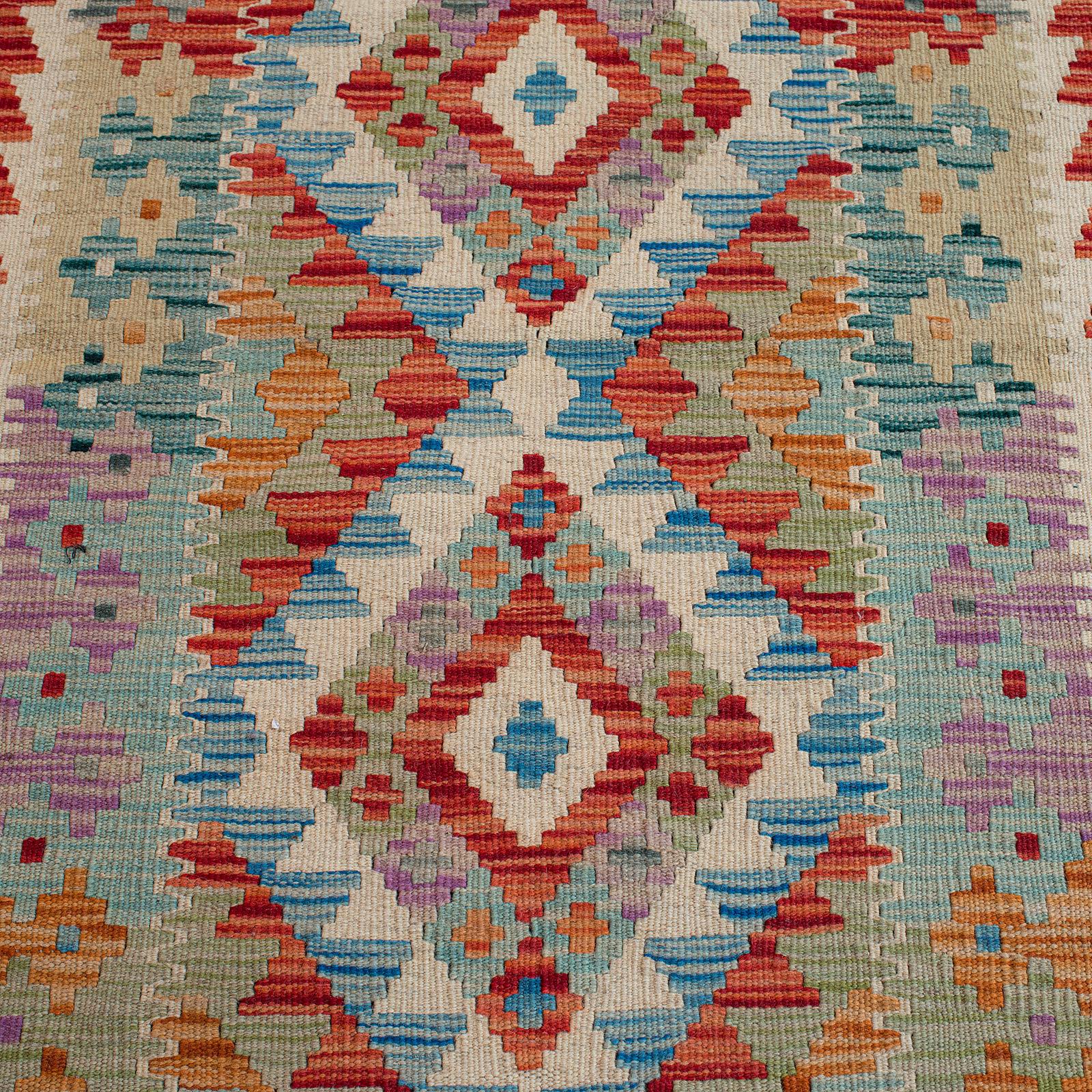 Persischer handgewebter, dekorativer Choli-Kelim-Läufer, Vintage, um 1960 im Angebot 5