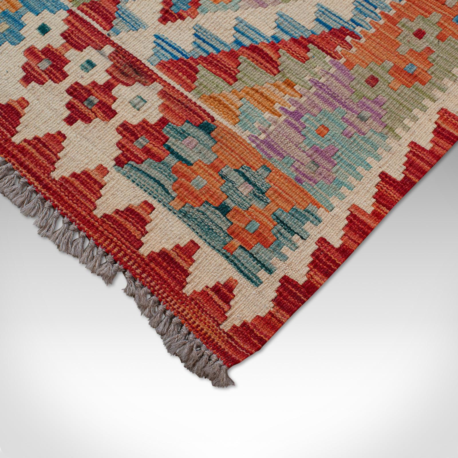Vintage Choli Kilim Runner Persian Handwoven, Decorative Hall Carpet, circa 1960 For Sale 2
