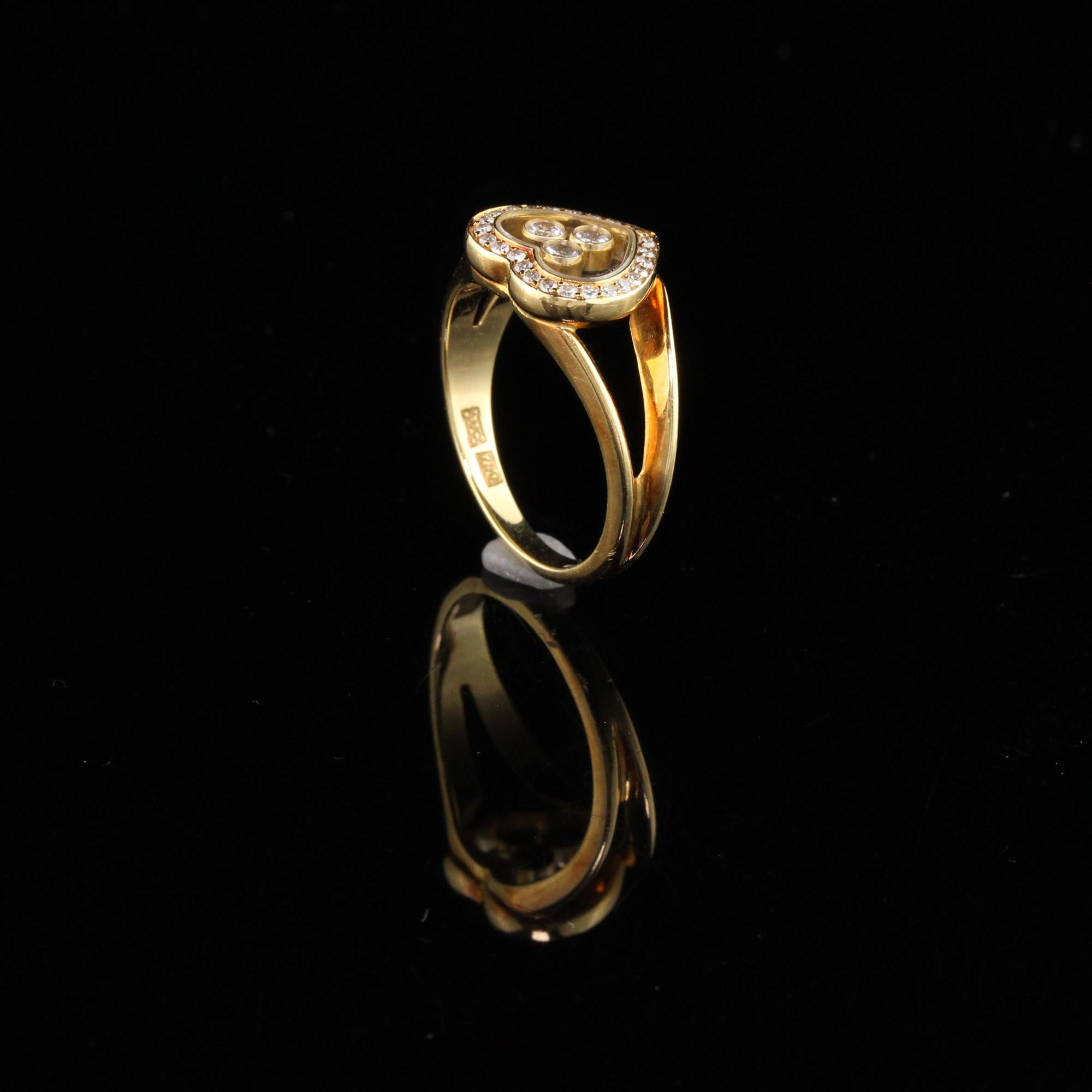 chopard ring heart diamond
