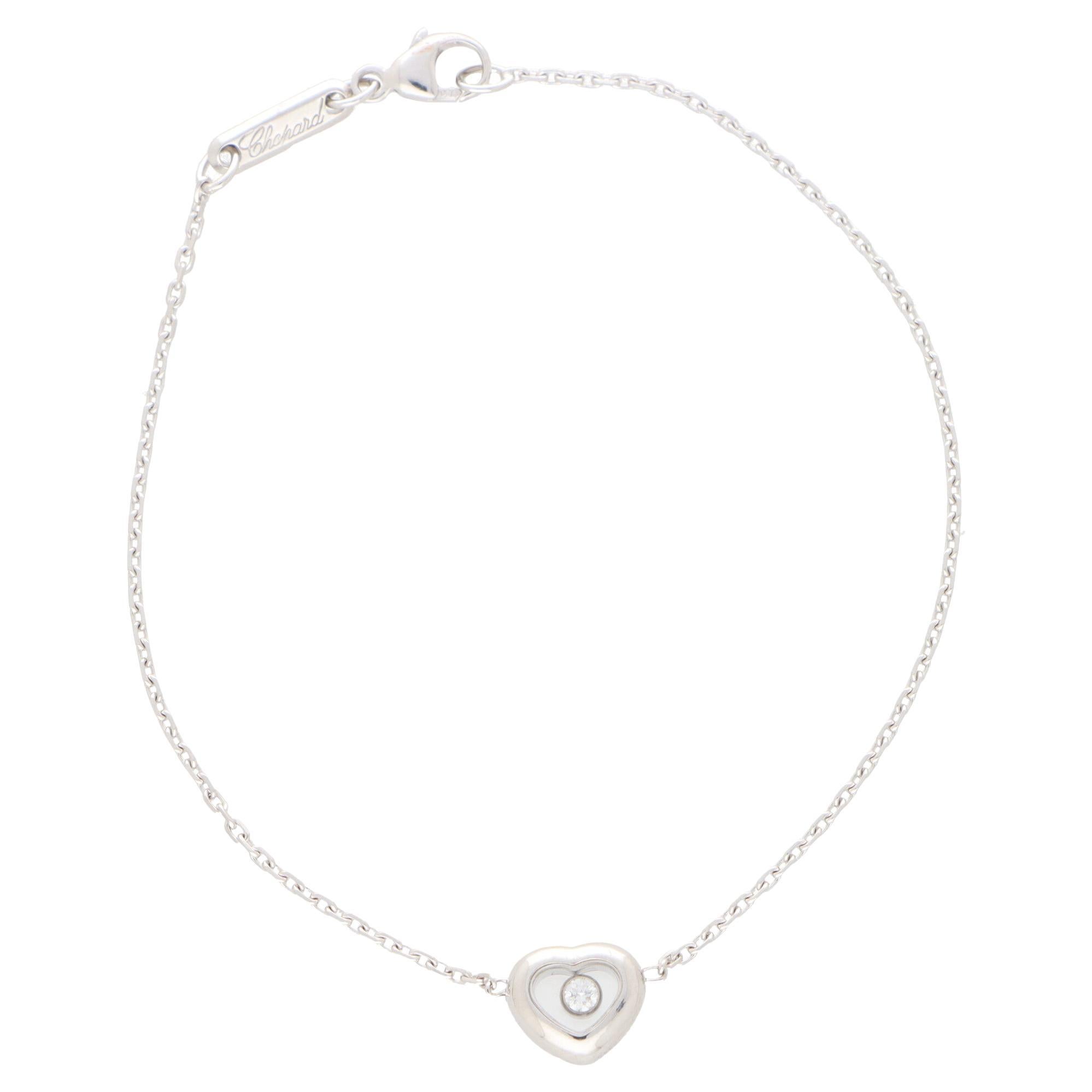 Authentic Chopard Chopardissimo 18 Karat White Gold Bracelet For Sale ...