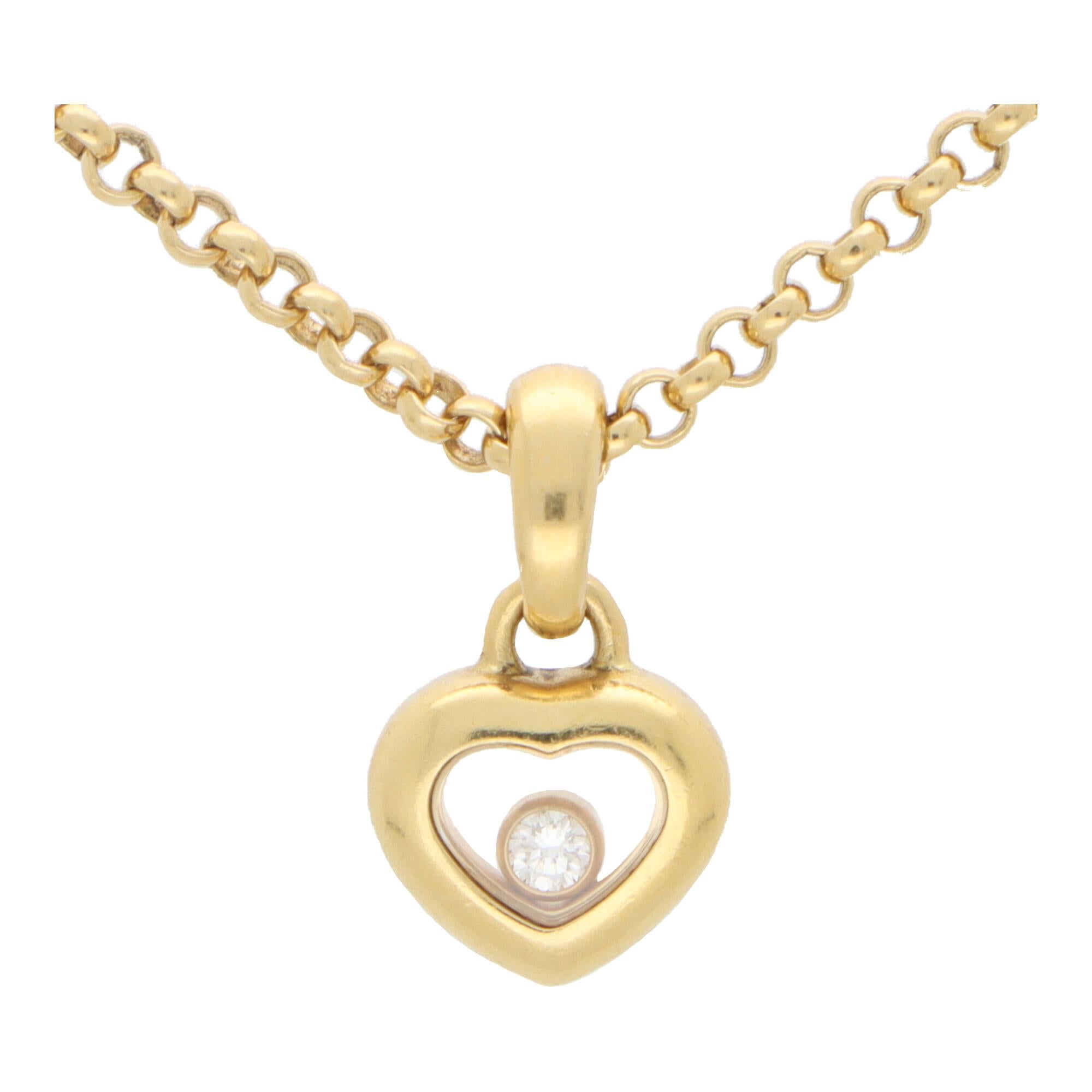 chopard heart necklace