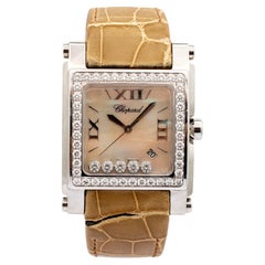 Vintage Chopard Happy Sport 288448-2001 Diamond  Stainless Steel Ladies Watch