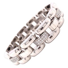 18 Karat Weißgold-Armband von Chopard La Strada mit Diamanten