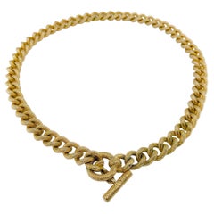 Vintage Christian Dior 1980s Chunky Chain Necklace