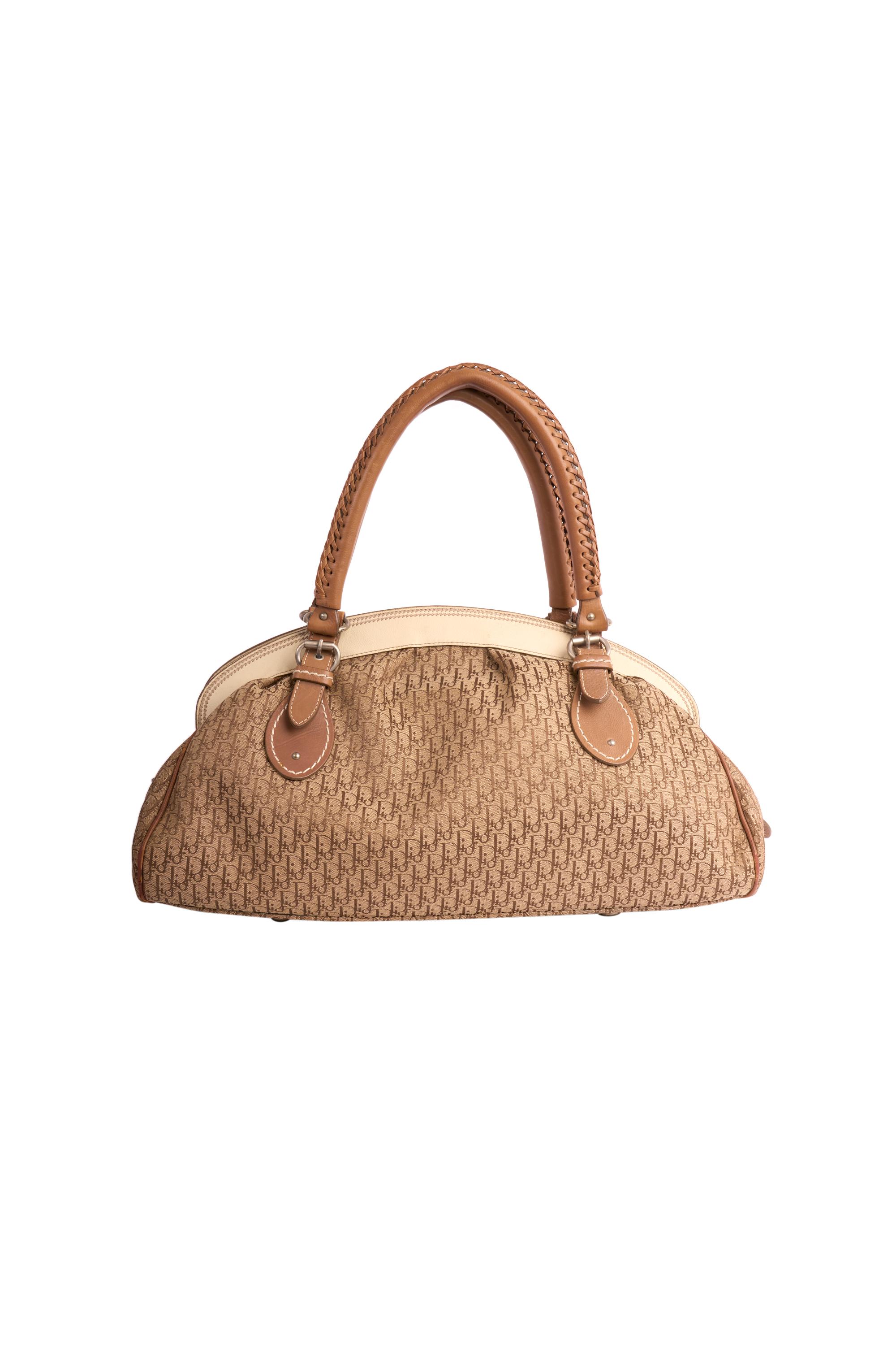 Bolso Trotter Vintage Christian Dior Años 2000 Marrón en venta