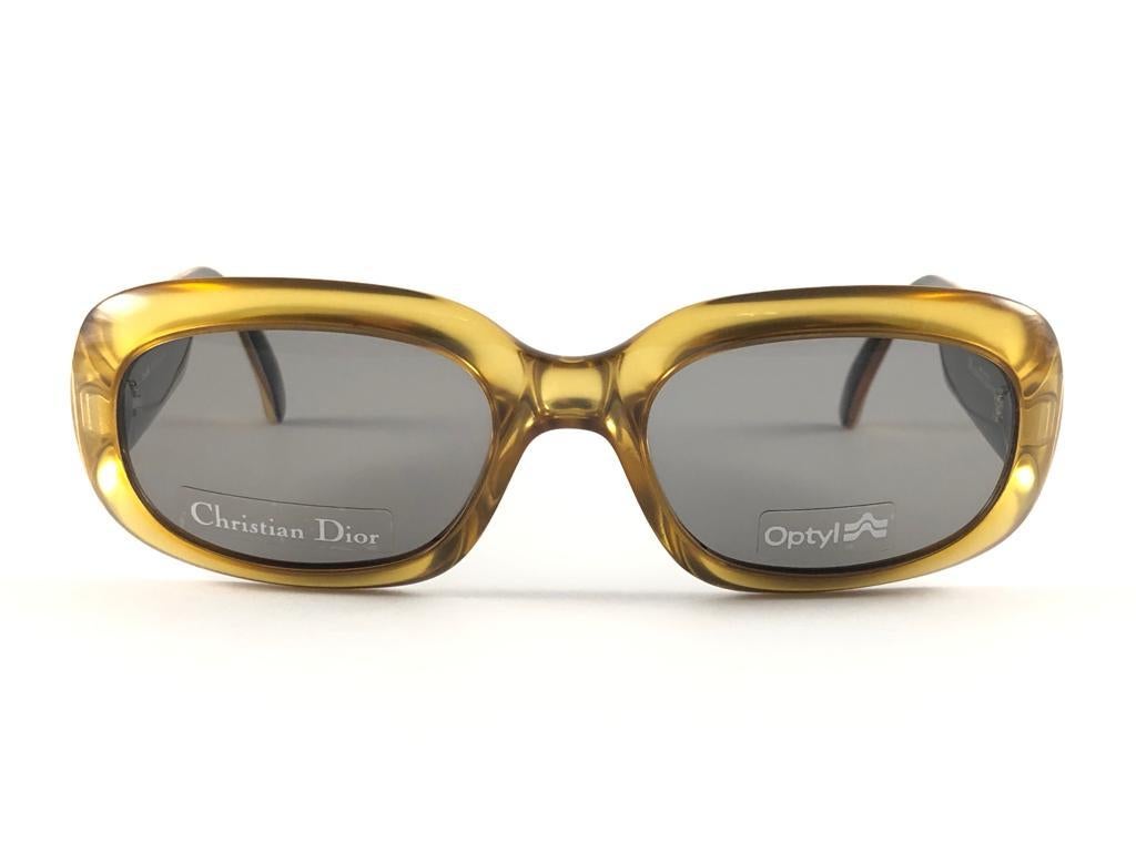 Vintage Christian Dior 2006 Gold Canage Optyl Sunglasses 1990 2