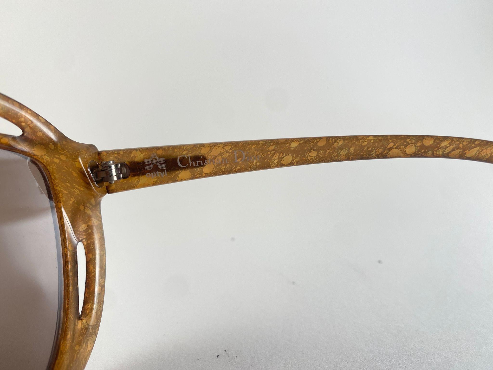 Vintage Christian Dior 2027 80  Lunettes de soleil Jasped Optyl Neuf - En vente à Baleares, Baleares
