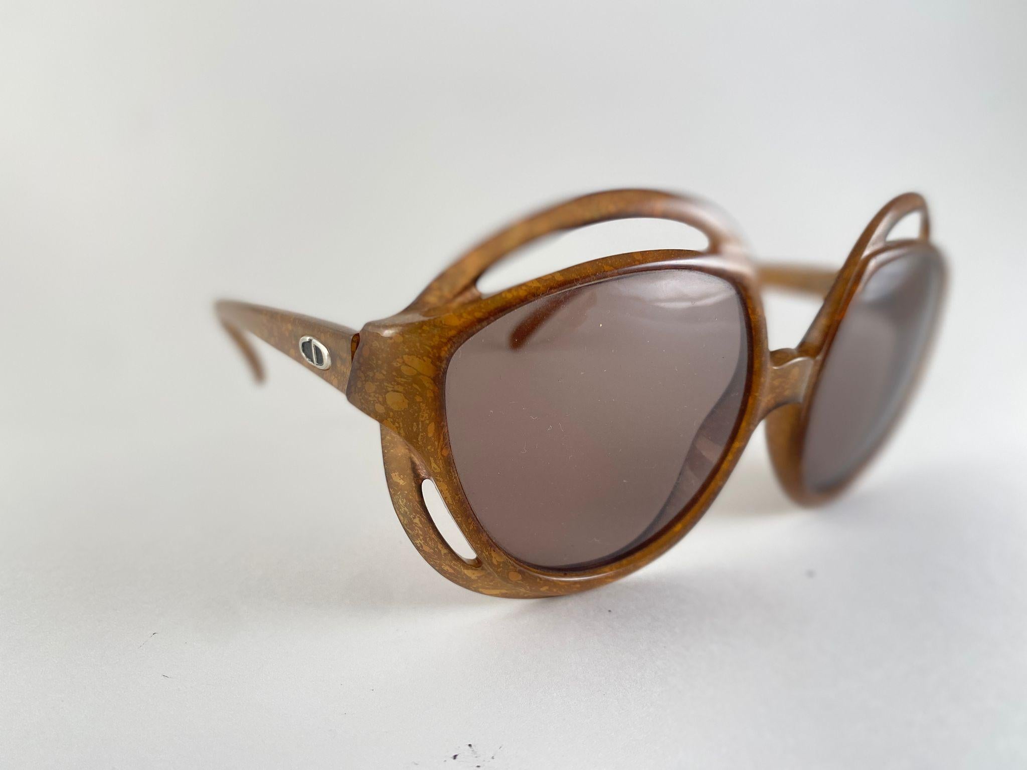 Vintage Christian Dior 2027 80  Lunettes de soleil Jasped Optyl en vente 2