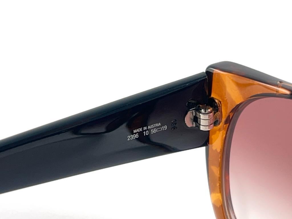 Vintage Christian Dior 2396 Half Frame Gradient Lenses Sunglasses 1980'S Austria For Sale 4