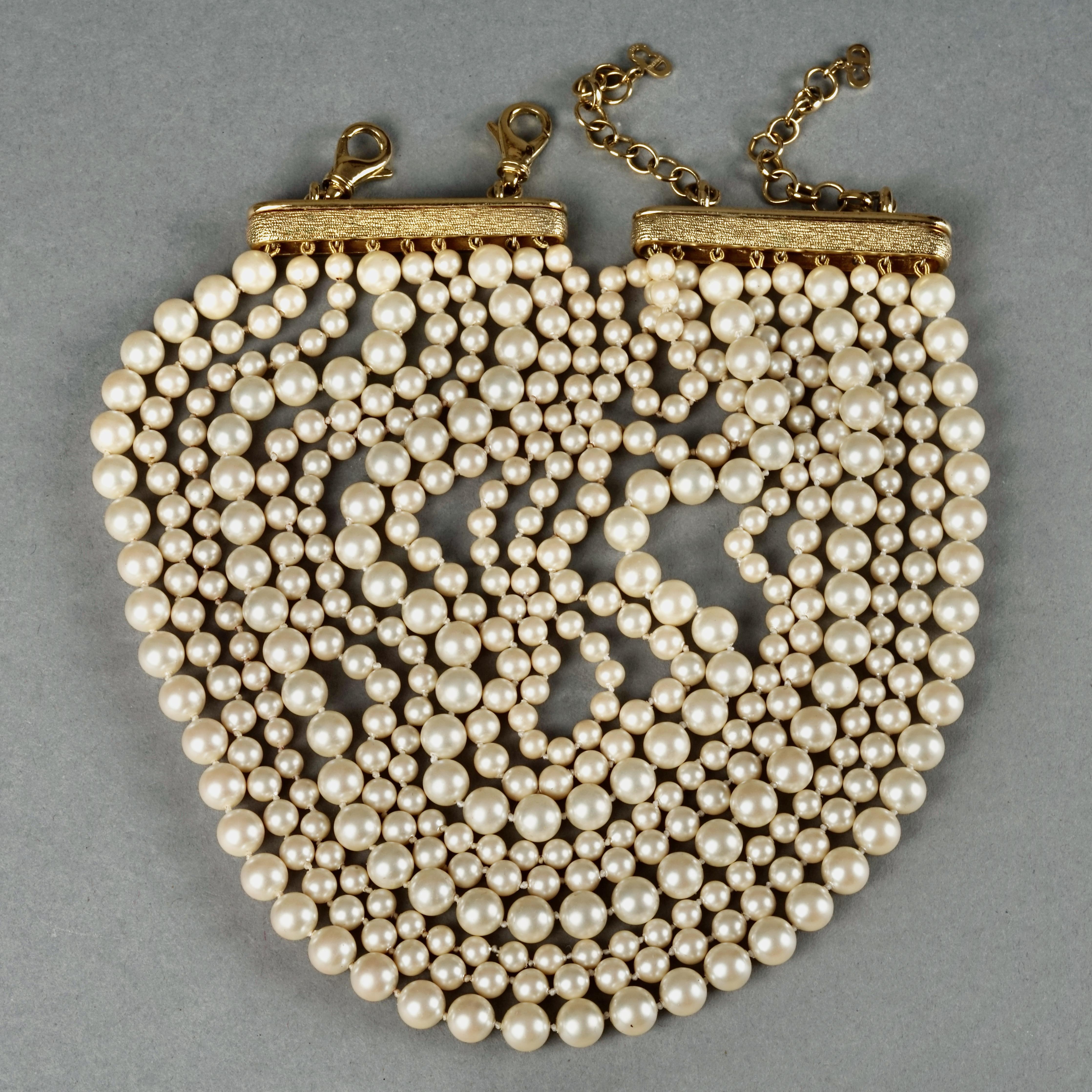 dior pearl necklace