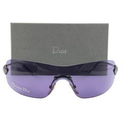 Christian Dior - Lunettes de soleil vintage Absolute Purple Bubble Wrap, automne 2000 Y2K