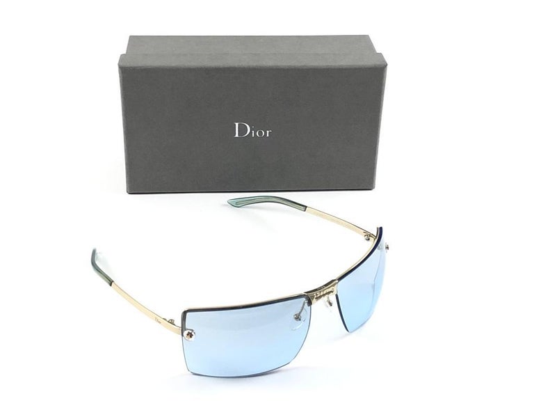 Vintage Christian Dior ADIORABLE Wrap Sunglasses Fall 2000 Y2K at