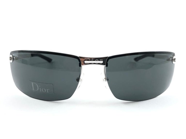 Vintage Christian Dior ADIORABLE Wrap Sunglasses Fall 2000 Y2K at