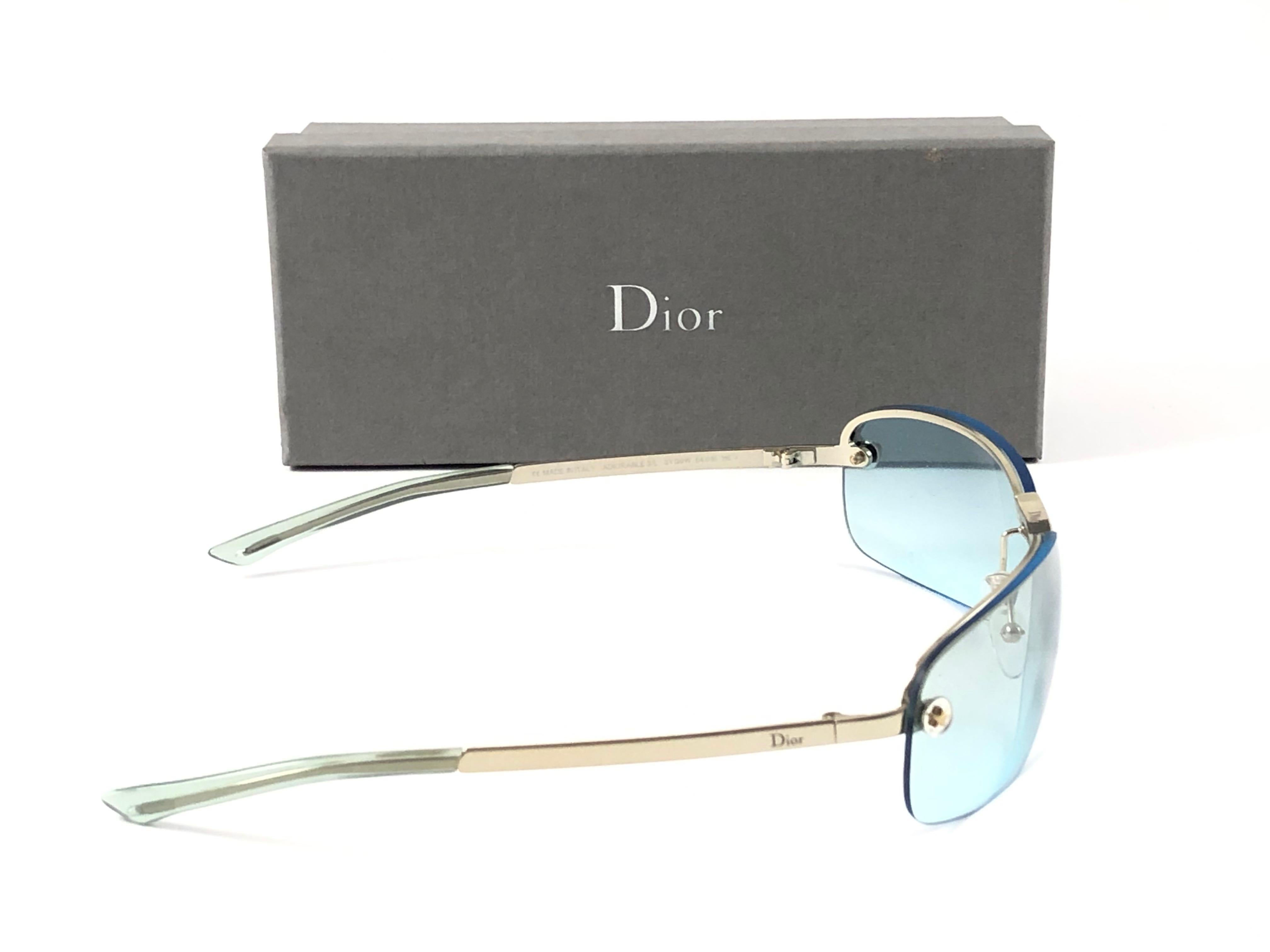 Vintage Christian Dior ADIORABLE Wrap Sunglasses Fall 2000 Y2K In New Condition In Baleares, Baleares