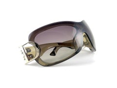 Vintage Christian Dior Airspeed Bubble Wrap Sunglasses Fall 2000 Y2K