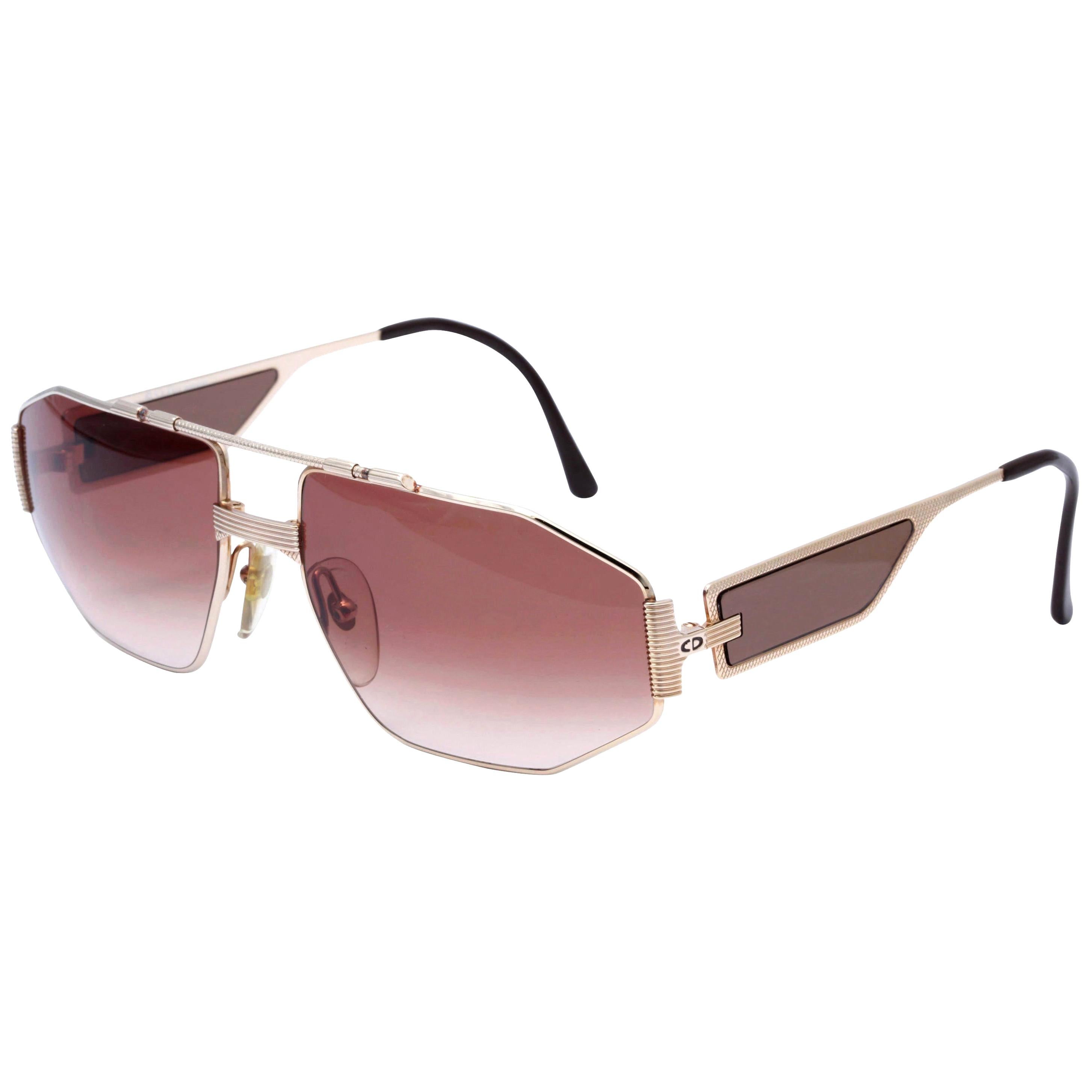 Vintage Christian Dior Aviator Sunglasses For Sale