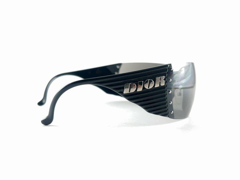 Vintage Christian Dior BIKE 4 Wrap Galliano Sunglasses 2000'S Y2K