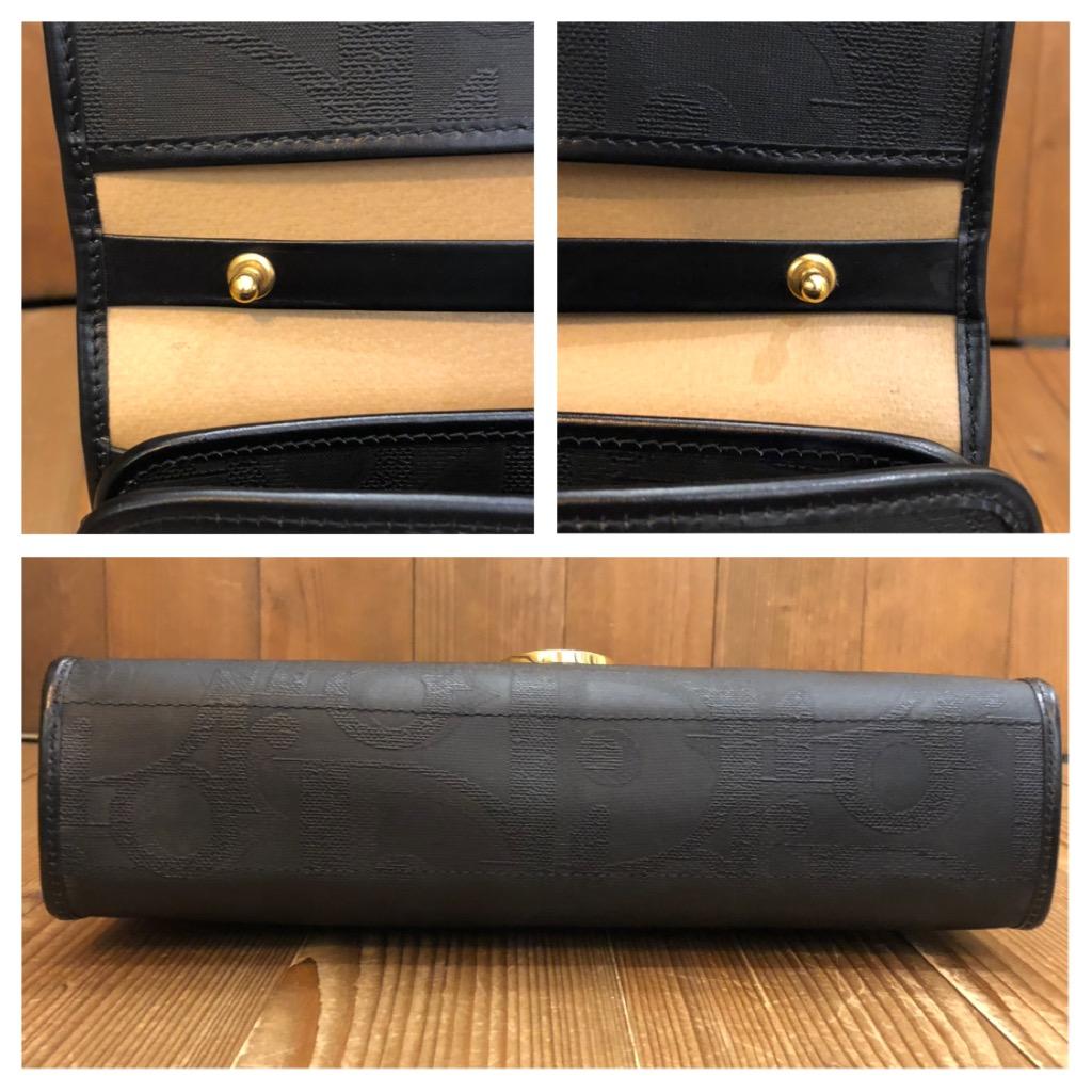 CHRISTIAN DIOR Schwarze Monogramm Canvas zweiseitige Crossbody-Tasche für Herren im Zustand „Hervorragend“ in Bangkok, TH