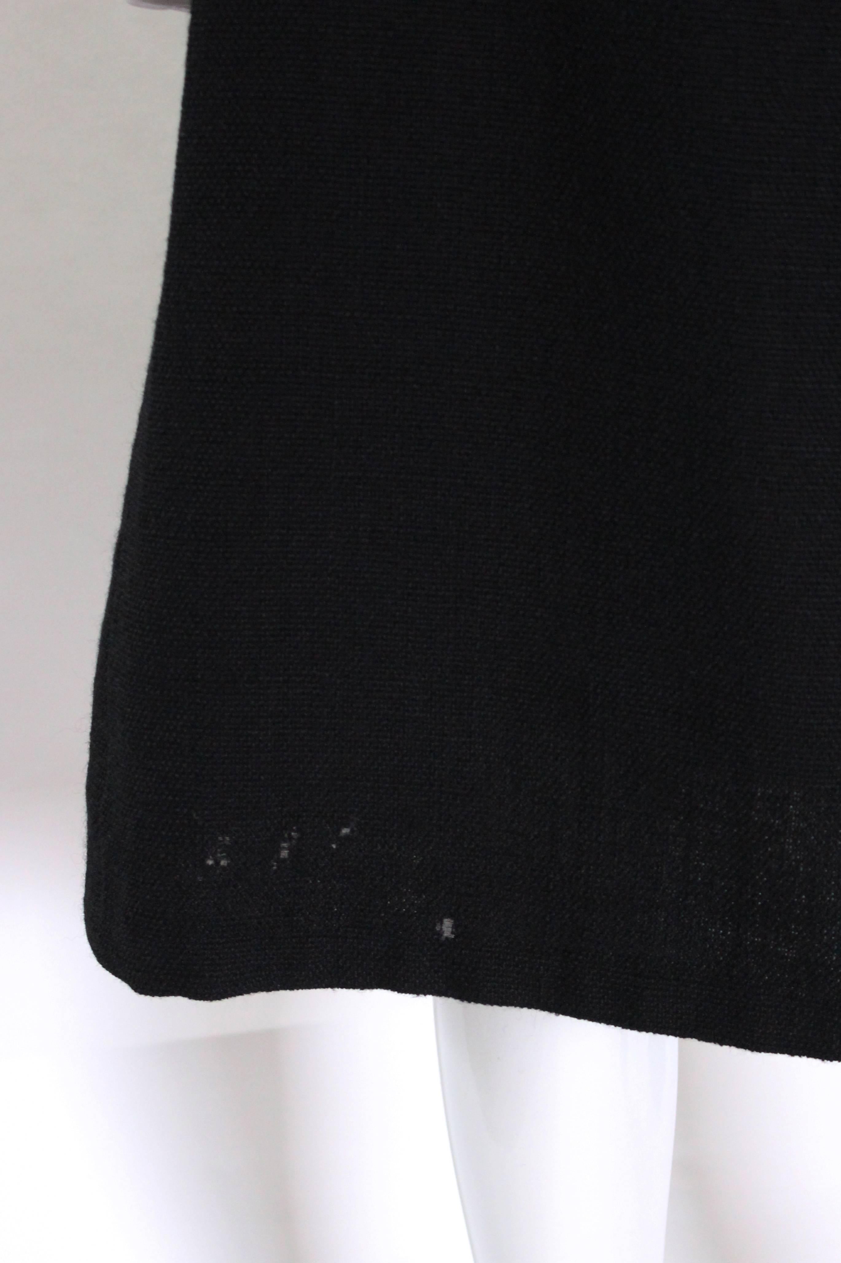 Vintage Christian Dior Black Skirt Suit 1