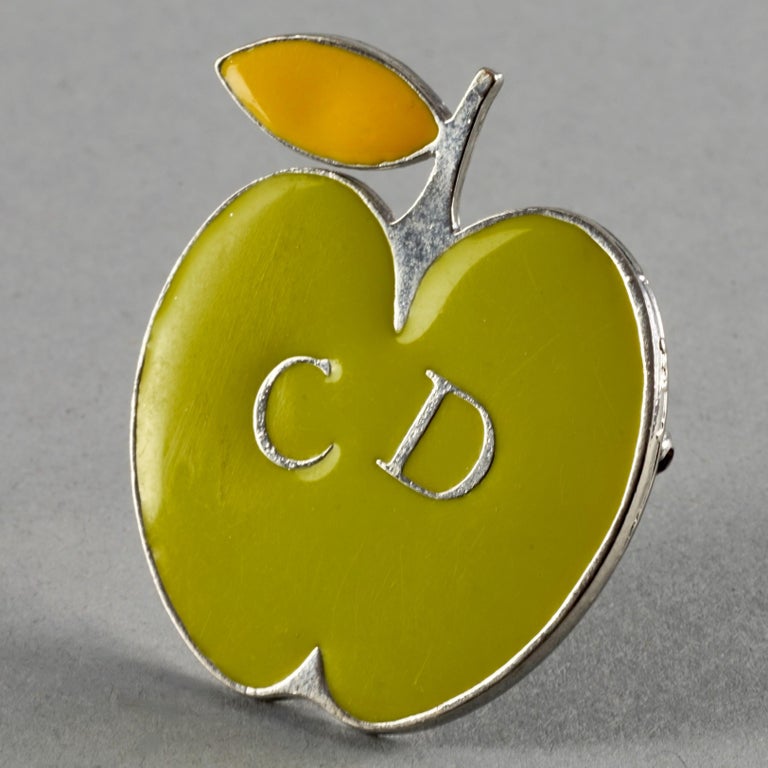 Vintage CHRISTIAN DIOR BOUTIQUE by John Galliano Logo Apple Green