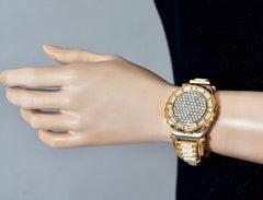 Vintage CHRISTIAN DIOR BOUTIQUE Strass-Prototyp Uhrenarmband