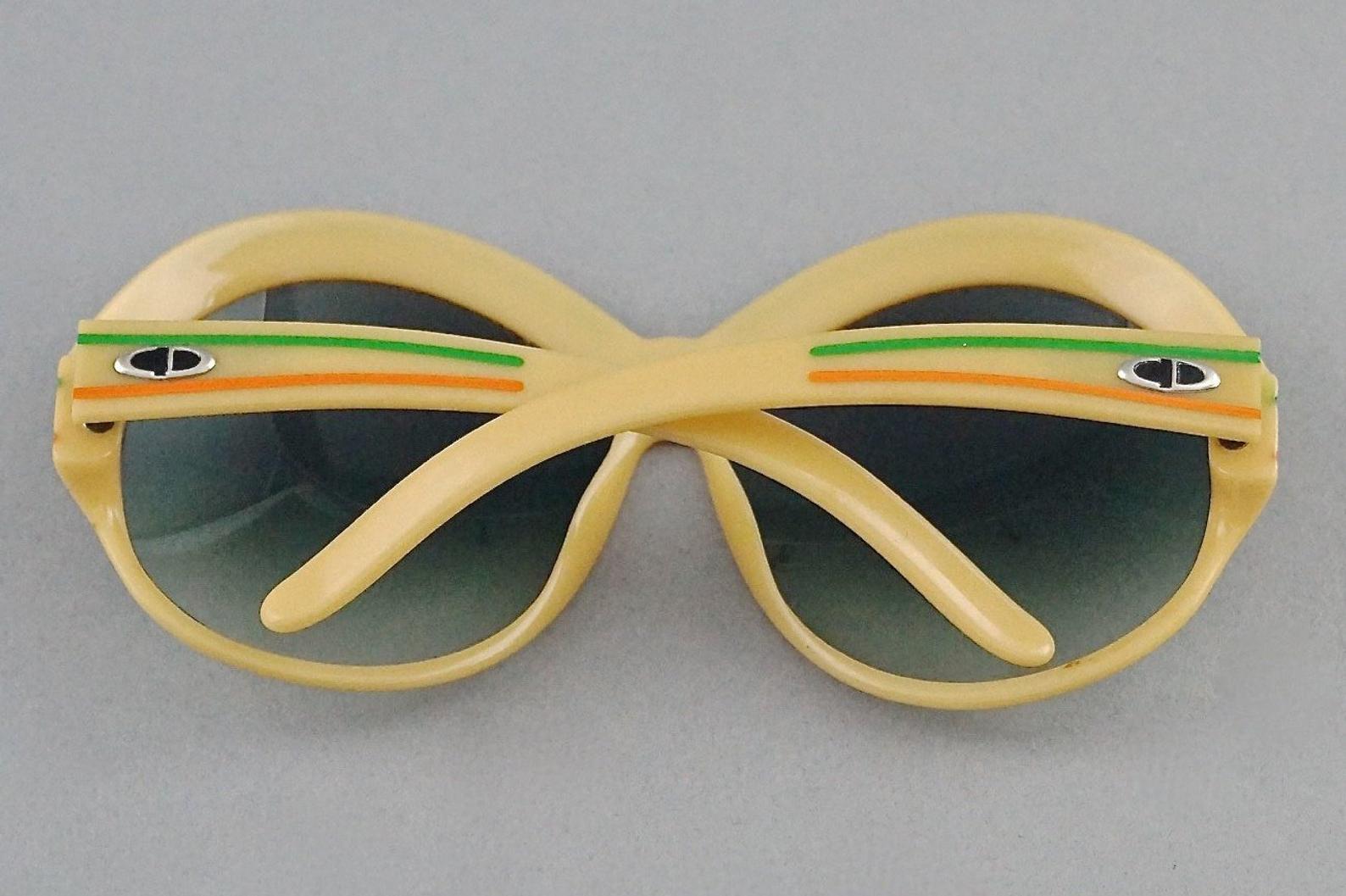 Women's or Men's Vintage CHRISTIAN DIOR Bridgeless Space Age Sunglasses