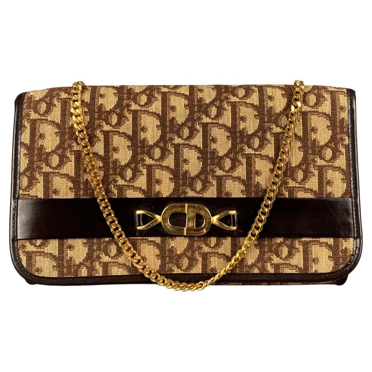 vintage-christian-dior-brown-beige-monogram-canvas-leather-handbag-at