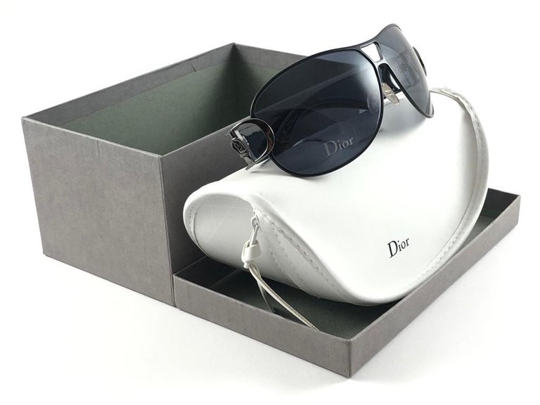 Vintage Christian Dior BUCKLE 2 Wrap Sunglasses Fall 2000 