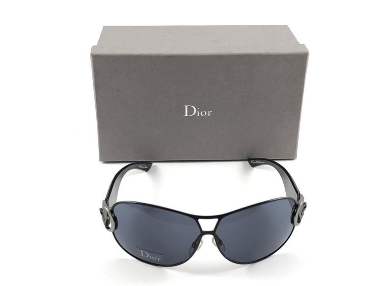 Christian Dior BUCKLE 2 Wrap Sunglasses Fall 2000 Y2K EUC Vintage Christian Dior BUCKLE 2 Wrap Sunglasses Fall 2000  main image 4