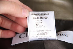 Vintage Christian Dior by John Galliano — Leather Jacket, 2003  Size F 42 (UK 1