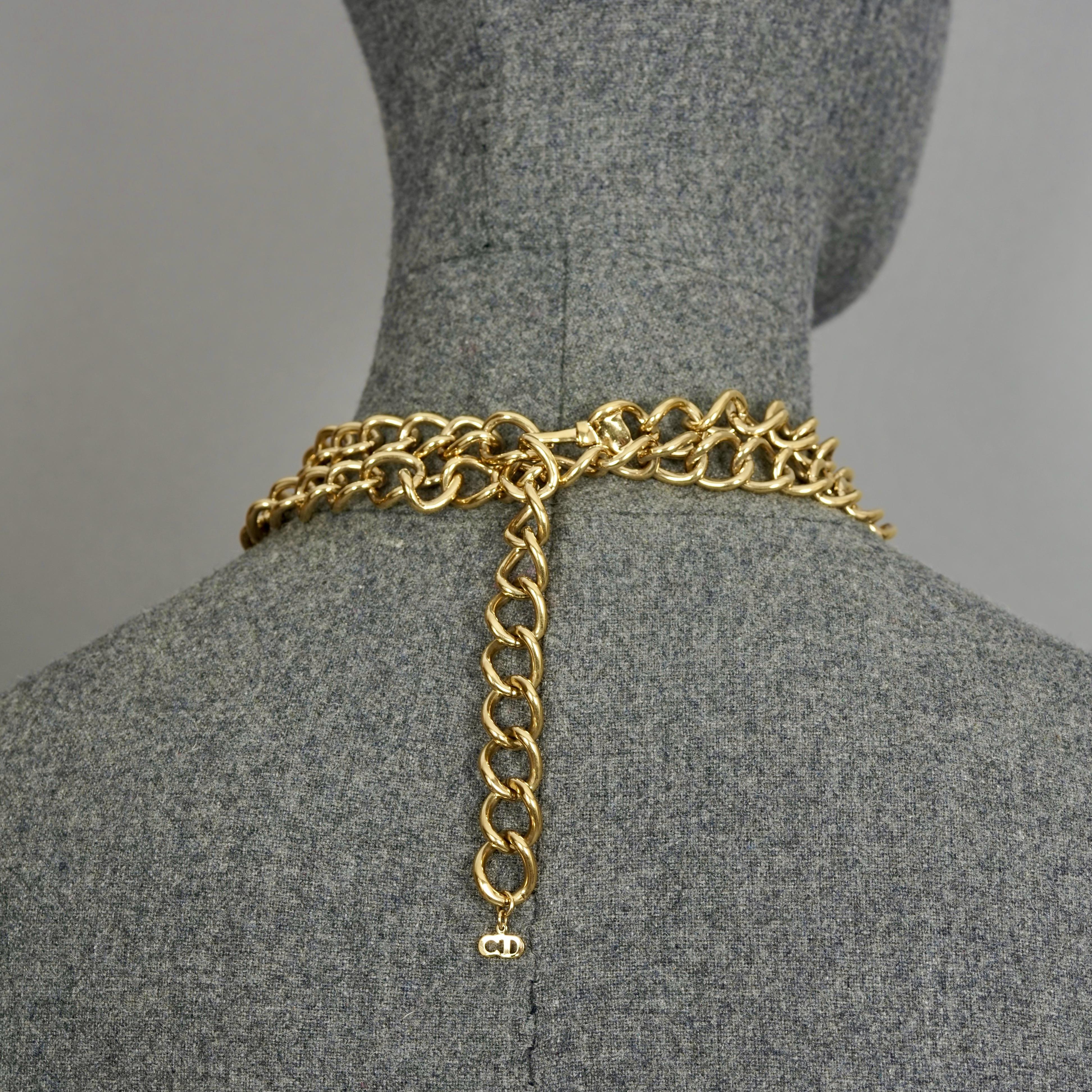 belt monogram necklaces