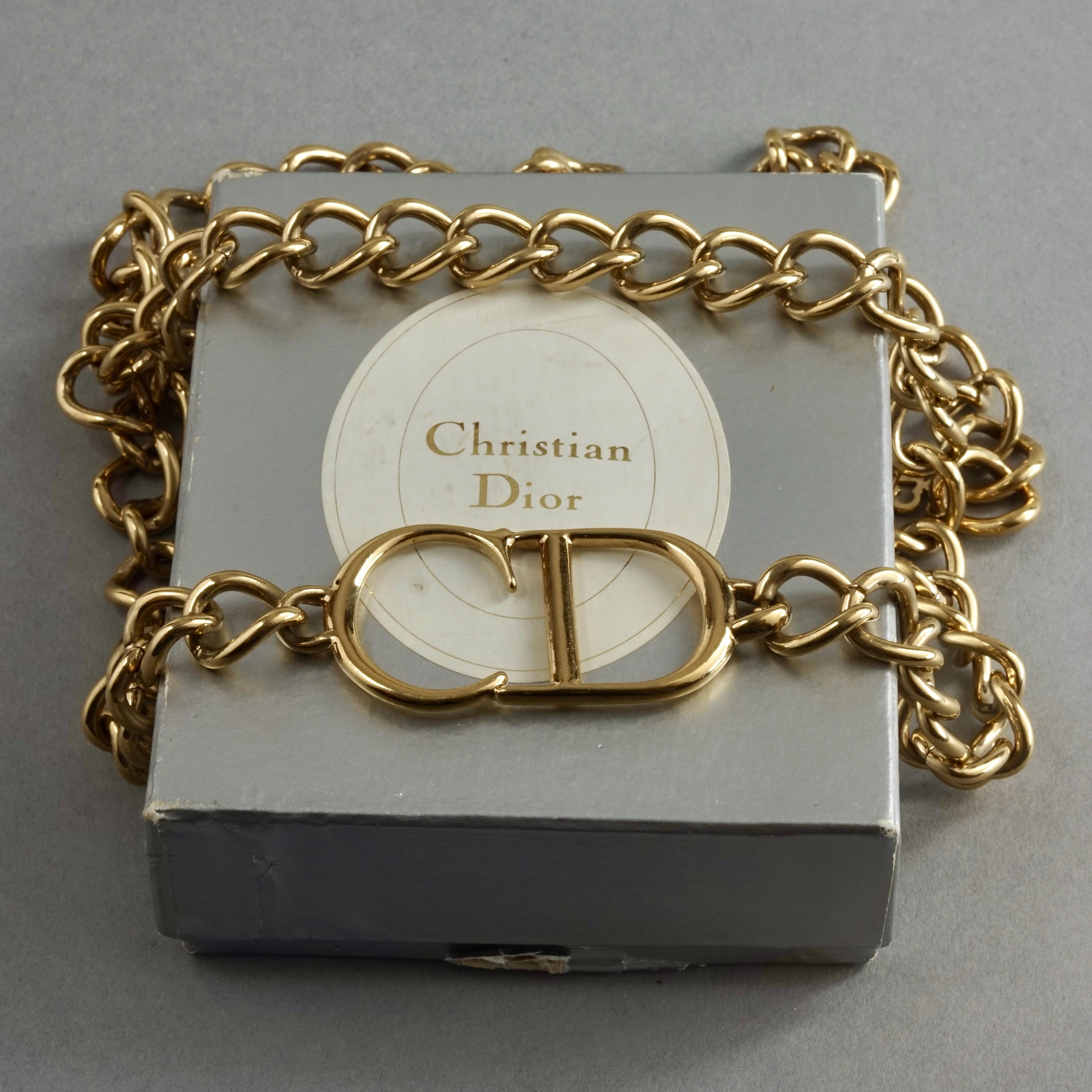 christian dior chain belt
