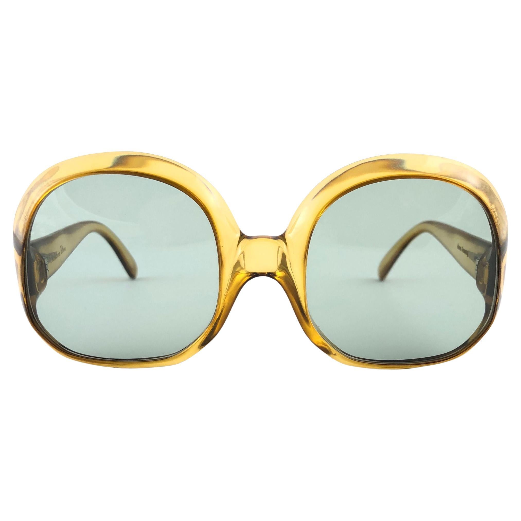 Accessories Sunglasses & Eyewear Sunglasses New NOS vintage CHRISTIAN DIOR 2197 "Crystal" sunglasses Germany 70's Medium 