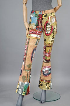 Vintage CHRISTIAN DIOR "Candy Factory" Pop Art Post Card Pants