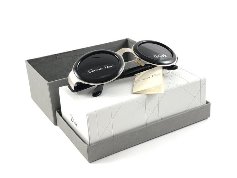 Christian Dior Vintage Gray Gradiant Sunglasses + Branded Case & Hard Box Dior sunglasses case - Gem main image 3