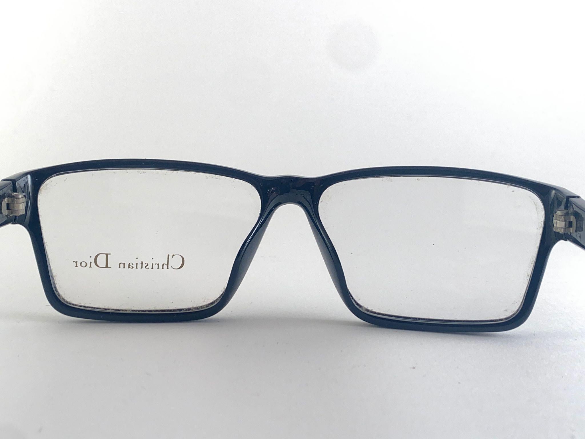 Gray Vintage Christian Dior  CD 2628 1980'S Eyeglasses RX Made in Germany For Sale