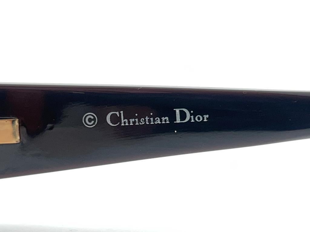 Vintage Christian Dior  CD 3156 Sleek Brown Frame 2000'S Sunglasses Italy Y2K For Sale 6