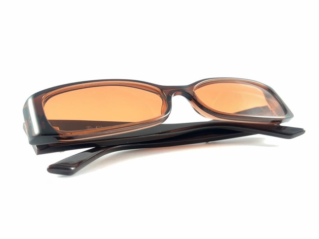 Vintage Christian Dior  CD 3156 Sleek Brown Frame 2000'S Sunglasses Italy Y2K For Sale 9
