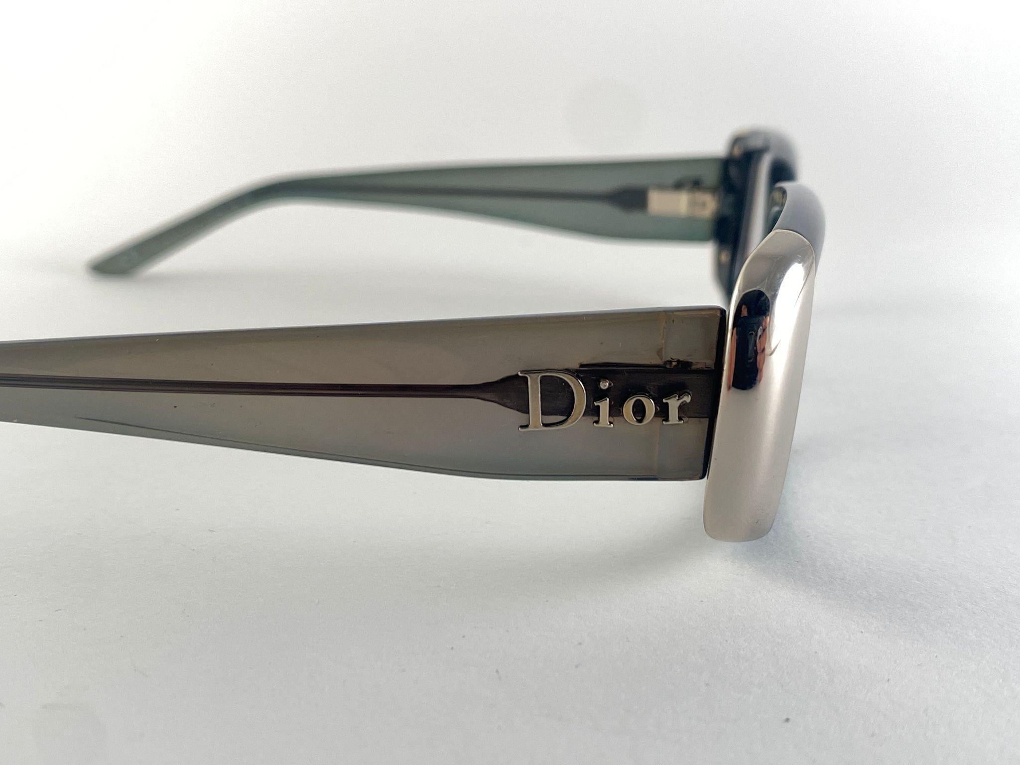 Gray Vintage Christian Dior  CD 3178  1980'S Eyeglasses Office Siren RX Made in Italy For Sale