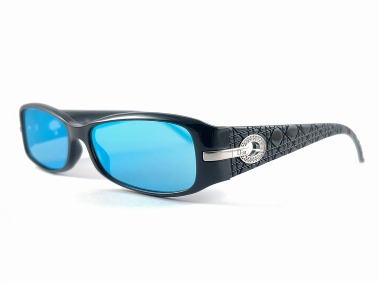 Vintage Christian Dior CD 3186 Black Sleek 2000'S Sunglasses Italy
