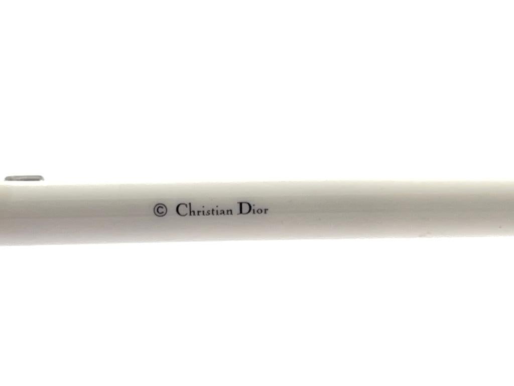 Vintage Christian Dior  CD 3697  Lunettes de soleil à monture rectangulaire Y2K, Italie, années 2000 en vente 3