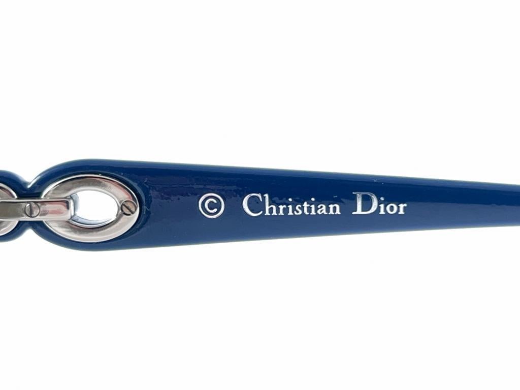 Lunettes de soleil vintage Christian Dior CD 3773 élégantes des années 2000 Italie Y2K en vente 1