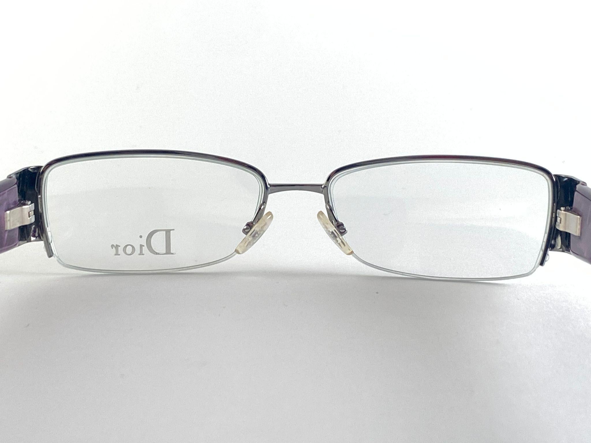 Vintage Christian Dior  CD 3774  1980'S Eyeglasses Office Siren RX Made in Italy In New Condition For Sale In Baleares, Baleares