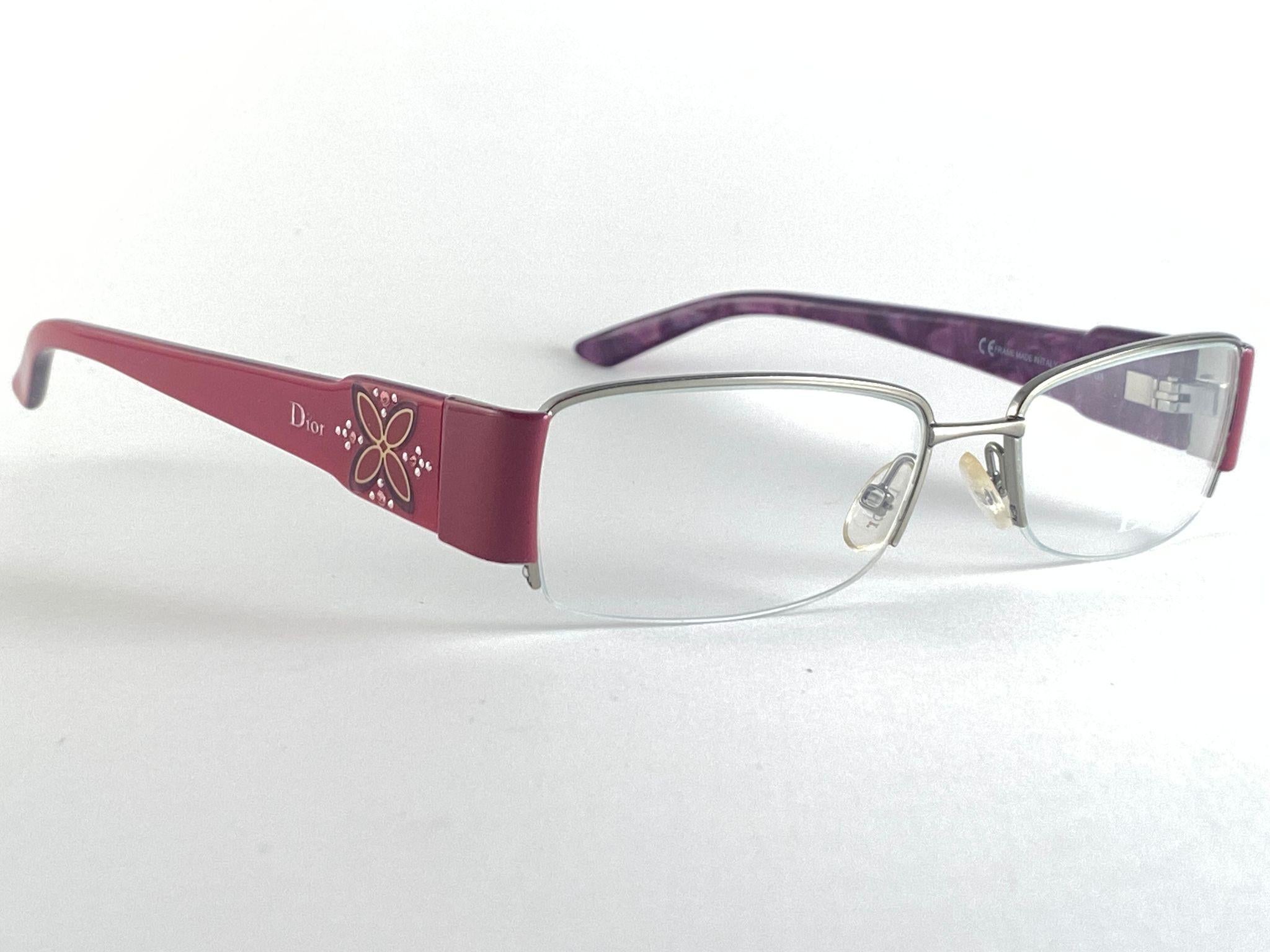 Women's or Men's Vintage Christian Dior  CD 3774  1980'S Eyeglasses Office Siren RX Made in Italy For Sale