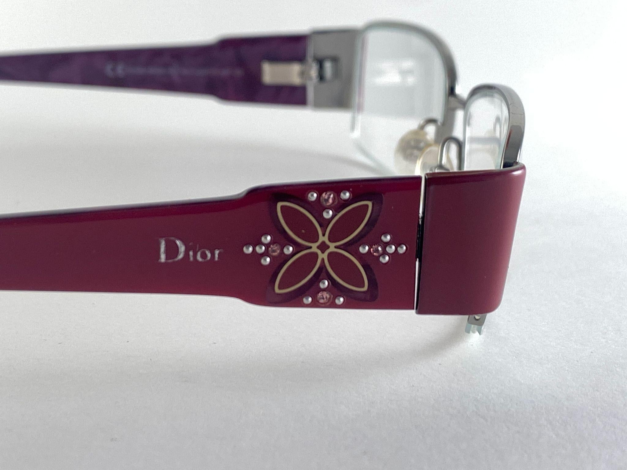 Vintage Christian Dior  CD 3774  1980'S Eyeglasses Office Siren RX Made in Italy For Sale 2