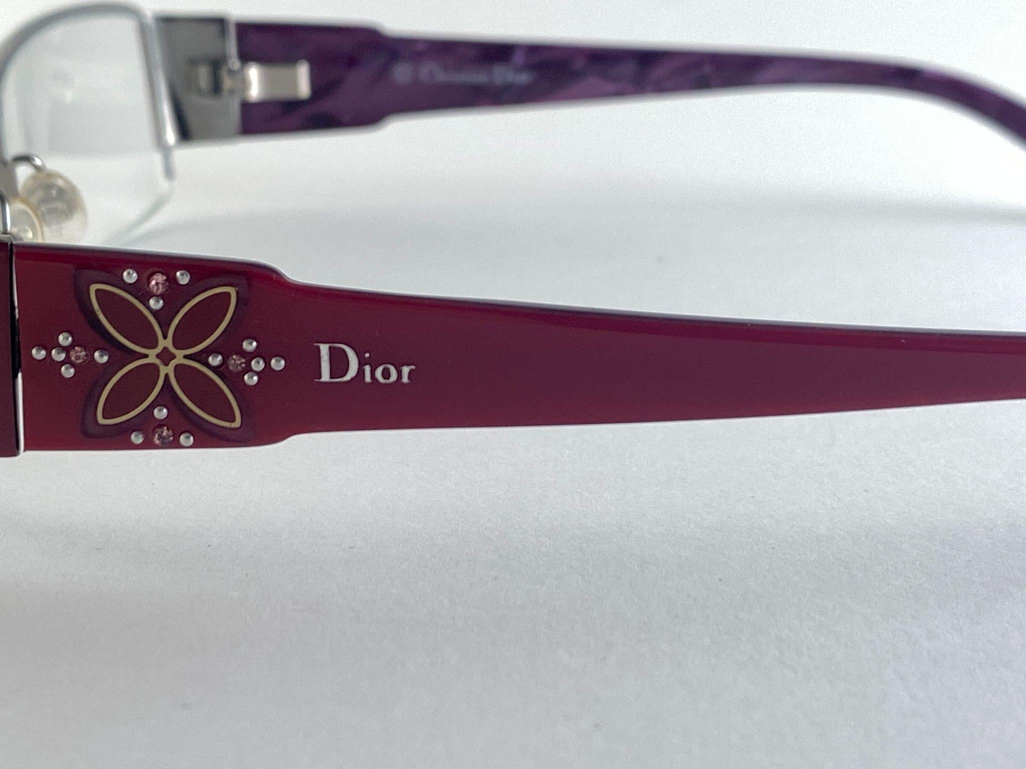 Vintage Christian Dior  CD 3774  1980'S Eyeglasses Office Siren RX Made in Italy For Sale 3