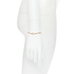 vintage CHRISTIAN DIOR CD logo charm chain link bracelet