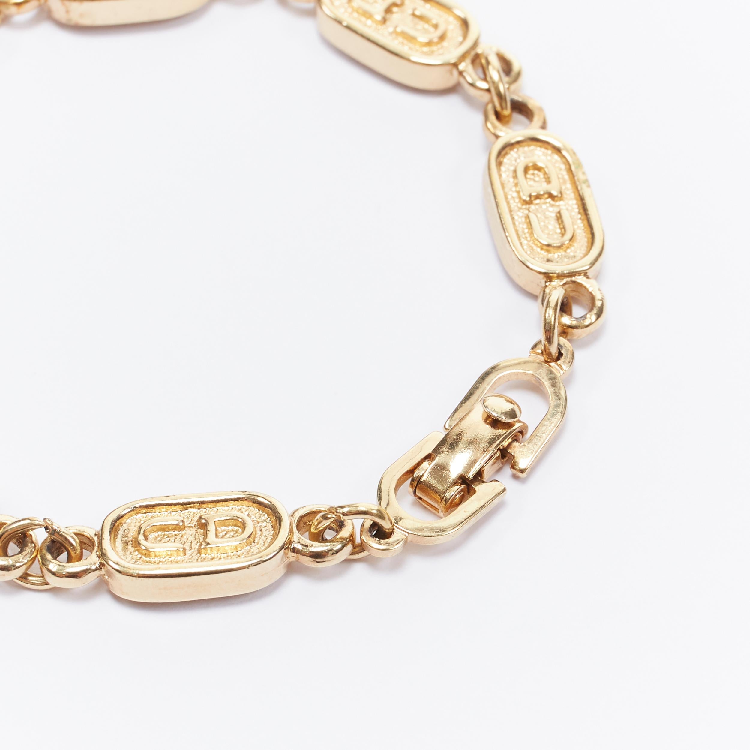 cd icon thin chain link bracelet