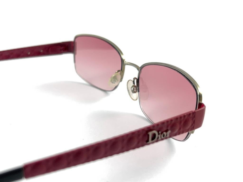 Vintage Christian Dior  CD3759 Sleek Half Frame 2000'S Sunglasses Italy Y2K For Sale 1